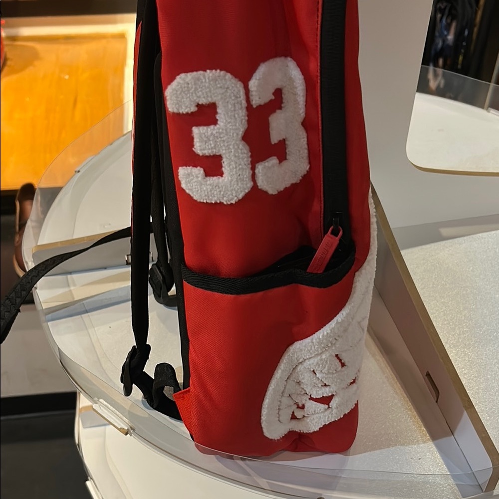Sprayground Nickelodeon Red and White Backpack - Picture 6 of 9
